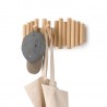 umbra picket rail portemanteau mural bois pin naturel 1011471-390