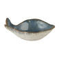petit bol forme de poisson bleu gres ib laursen
