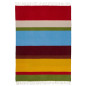 plaid laine agneau multicolore rayures klippan arty