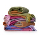 plaid laine carreaux mauve violet bleu klippan gotland