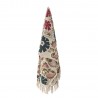 Plaid brodé floral coton Bloomingville CEVA