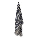 plaid bleu marine cooton recycle bloomingville frankie