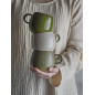 mug arrondi gres vert bloomingville addison set de 3