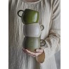 mug arrondi gres vert bloomingville addison set de 3