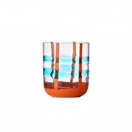 verre a eau souffle design colore bleu orange ichendorf gesti