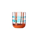 verre a eau souffle design colore bleu orange ichendorf gesti