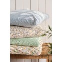 housse de galette de chaise coton vert fines rayures ib laursen