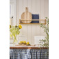 etagere murale etroite cuisine bois clair barre suspendue ib laursen etagere murale etroite cuisine bois clair barre suspendue ib laursen