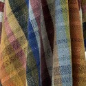 plaid coton recycle carreaux multicolore bloomingville elmy