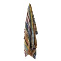 plaid coton recycle carreaux multicolore bloomingville elmy