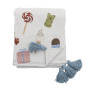 Plaid enfants coton recyclé Bloomingville SWEETS