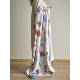 Plaid enfants coton recyclé Bloomingville Sweets