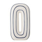 vase design ceramique blanc bleu rayures bloomingville mae