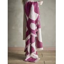 plaid motif design contemporain rouge bordeaux coton bloomingville olica