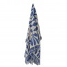 plaid chic bleu floral coton recycle bloomingville nevine