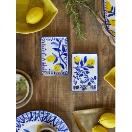 Assiette décorative grès Bloomingville Maxima set de 2