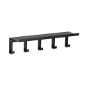 petite etagere murale portemanteau metal noir zeller present