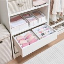 boite rangement chaussettes tiroirs vetements tissu zeller present