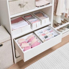 Boite tissu rangement sous-vêtements tiroir Zeller Present