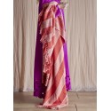 plaid coton recycle rayures rouge orange bloomingville frello