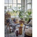 plaid recycle bleu motif contemporain bloomingville santena