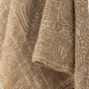 plaid coton recycle marron bloomingville bresso