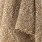 plaid coton recycle marron bloomingville bresso