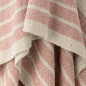 plaid rose clair coton recycle bloomingville monta