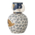 vase gres peint motif colombes bloomingville hezha