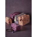 Trousse de toilette velours brodé Madam Stoltz