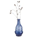 petit vase verre recycle bleu madam stoltz