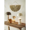 lampe de table design metal emaille gris taupe madam stoltz