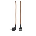 lampe de table metal emaille design marron madam stoltz