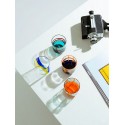 verre a eau design souffle ichendorf milano gesti orange lilac