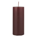grande bougie cylindre brun marron fonce ib laursen