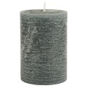 bougie cylindre rustique vert fonce ib laursen