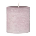 ib laursen bougie rustique cylindre rose clair pastel bonbon