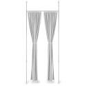 tringle a rideaux sans percage separateur de pieces umbra anywhere