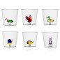 verres a eau ichendorf animaux animal farm set de 6