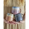 mug artisanal emaille gres multicolore bloomingville cloe set de 3