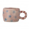 petit mug enfant gres peint rose bloomingville nini