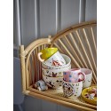 petit mug enfant gres peint rose bloomingville nini