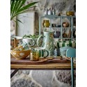 mug peint orange floral gres bloomingville tangier