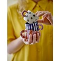 mini tasse gres peint main pois vert bloomingville nini
