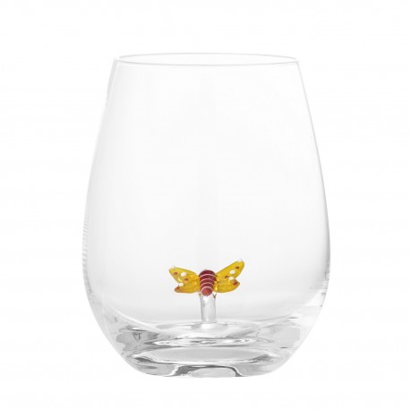 verre a eau papillon bloomingville misa