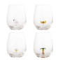 verre a eau ludique figurines decoratives bloomingville misa set de 4 verre a eau ludique figurines decoratives bloomingville misa set de 4