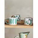 mug large gres peint main design vert bloomingville linora set de 3