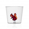 Verre avec figurine Ichendorf Animal Farm écureuil