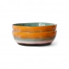 assiettes a pates creuse artisanale jaune vert hk living