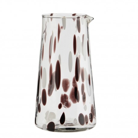 pichet verre souffle taches de marron madam stoltz